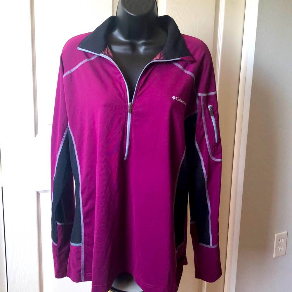 Columbia Athletic Zip Omni Heat Jacket Sz XL